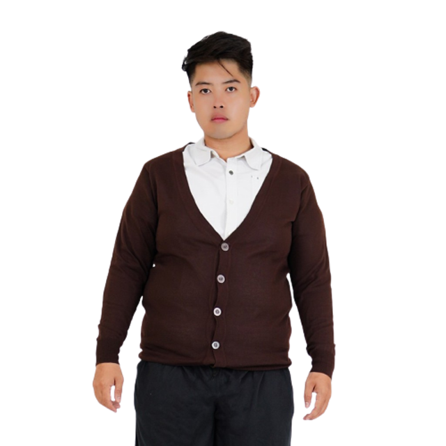 OKECHUKU Rico Jumbo Cardigan Rajut V-Neck 1